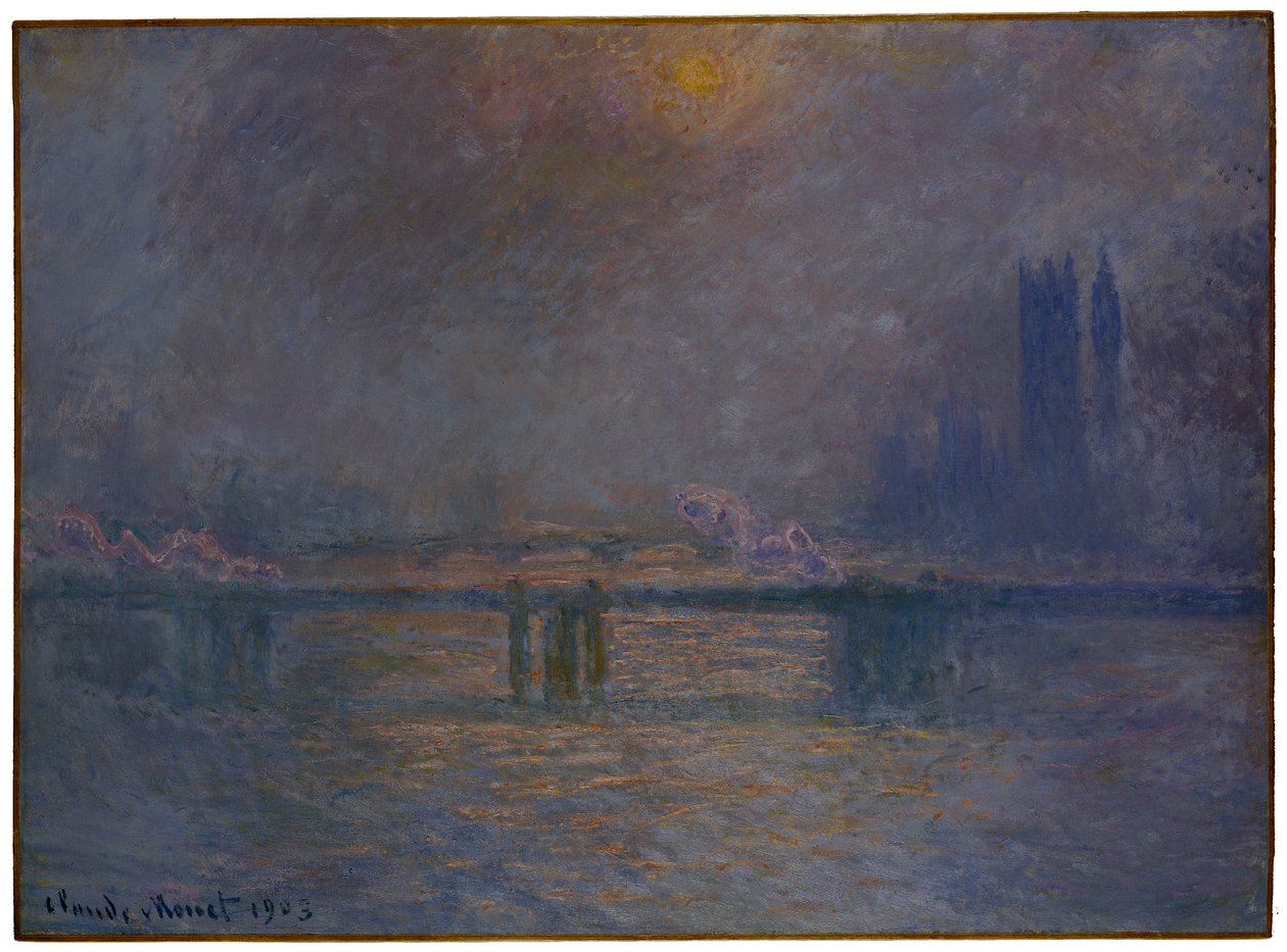 Charing Cross Bridge, The Thames by Claude Monet