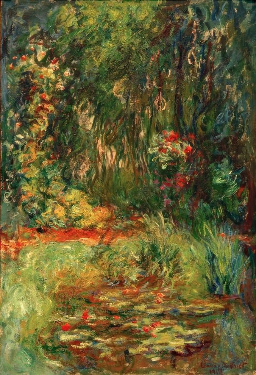 Corner of the Water Lily Pond by Claude Monet