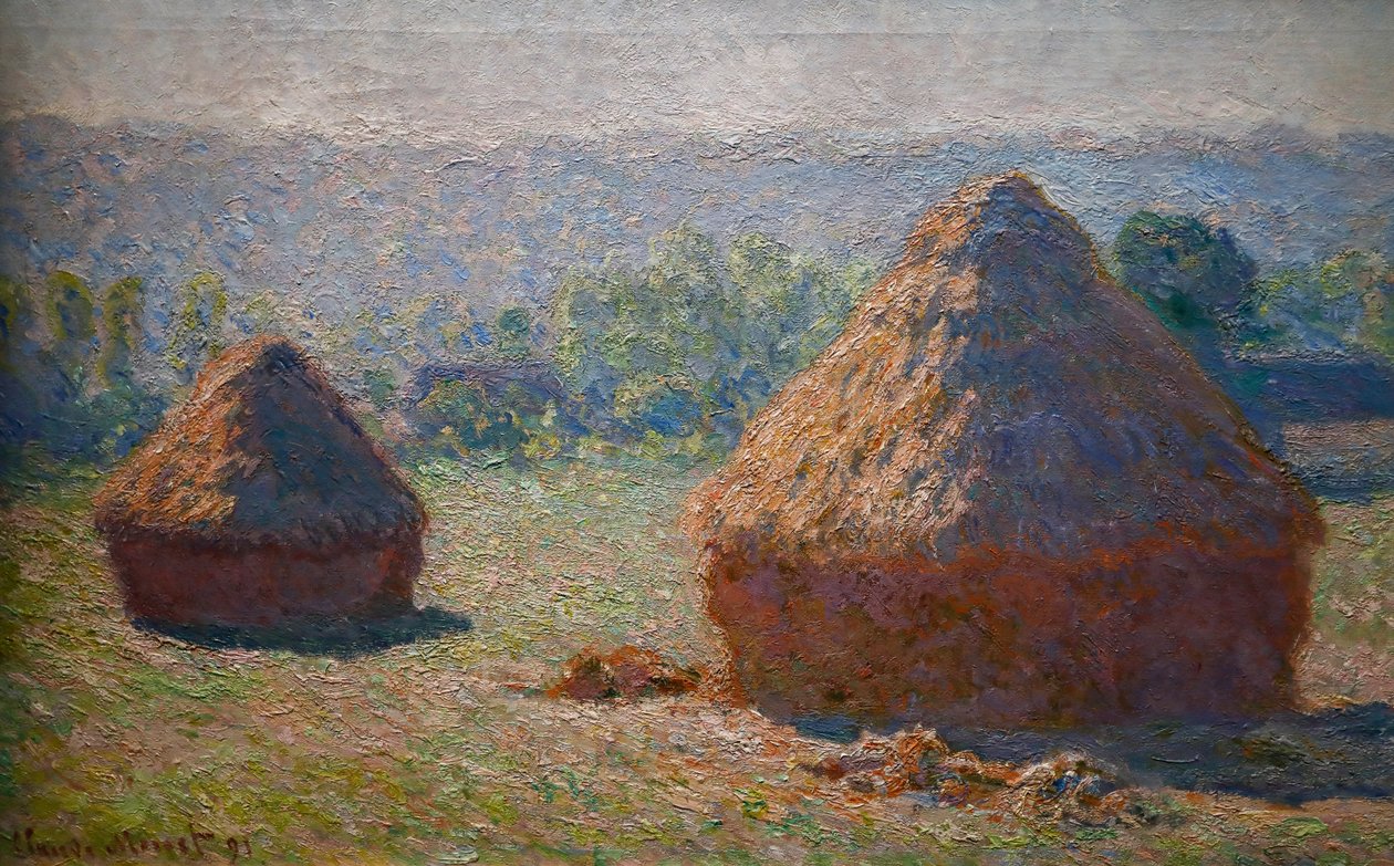Haystack, end of summer by Claude Monet