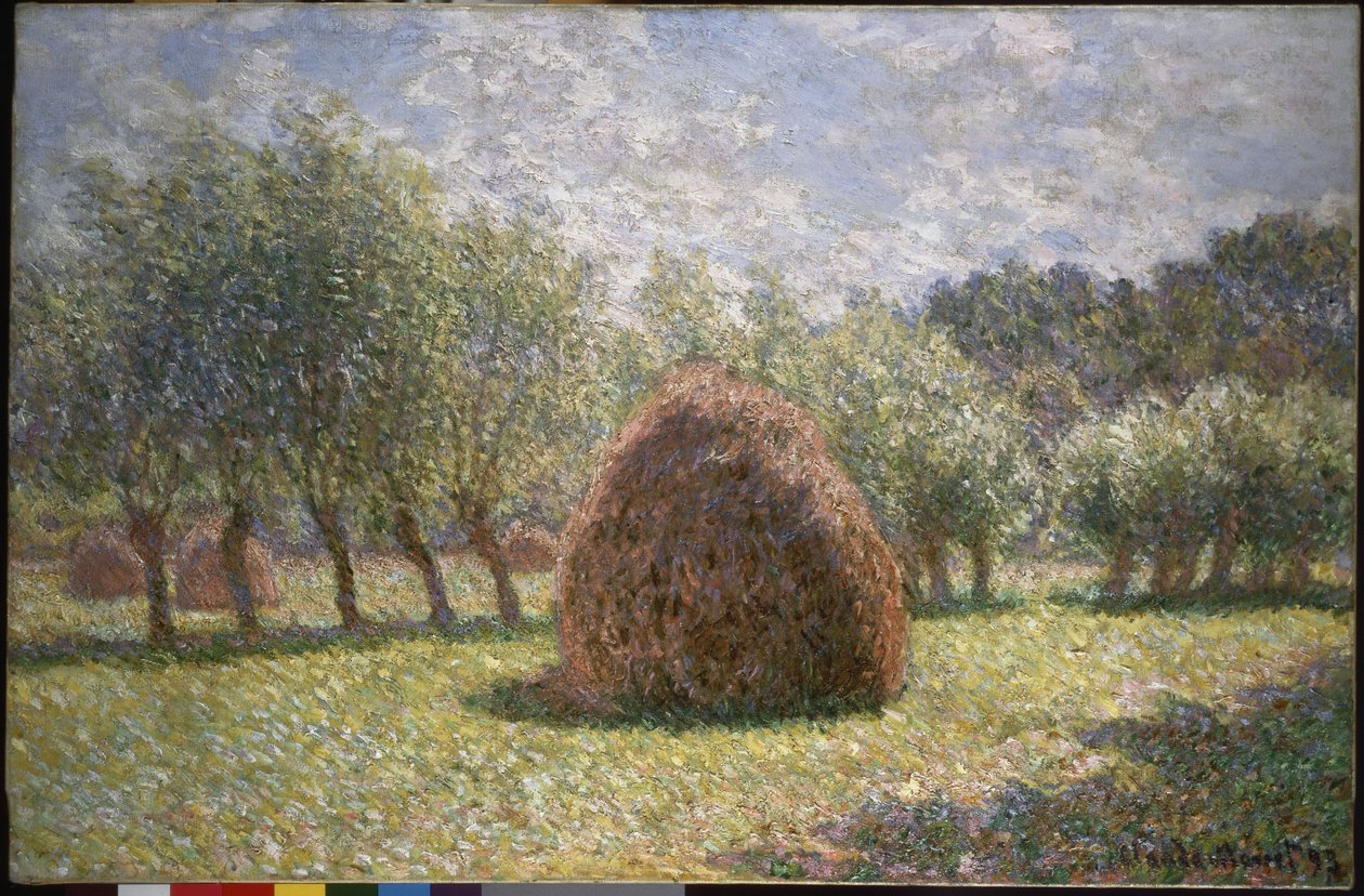 Haystacks at Giverny by Claude Monet