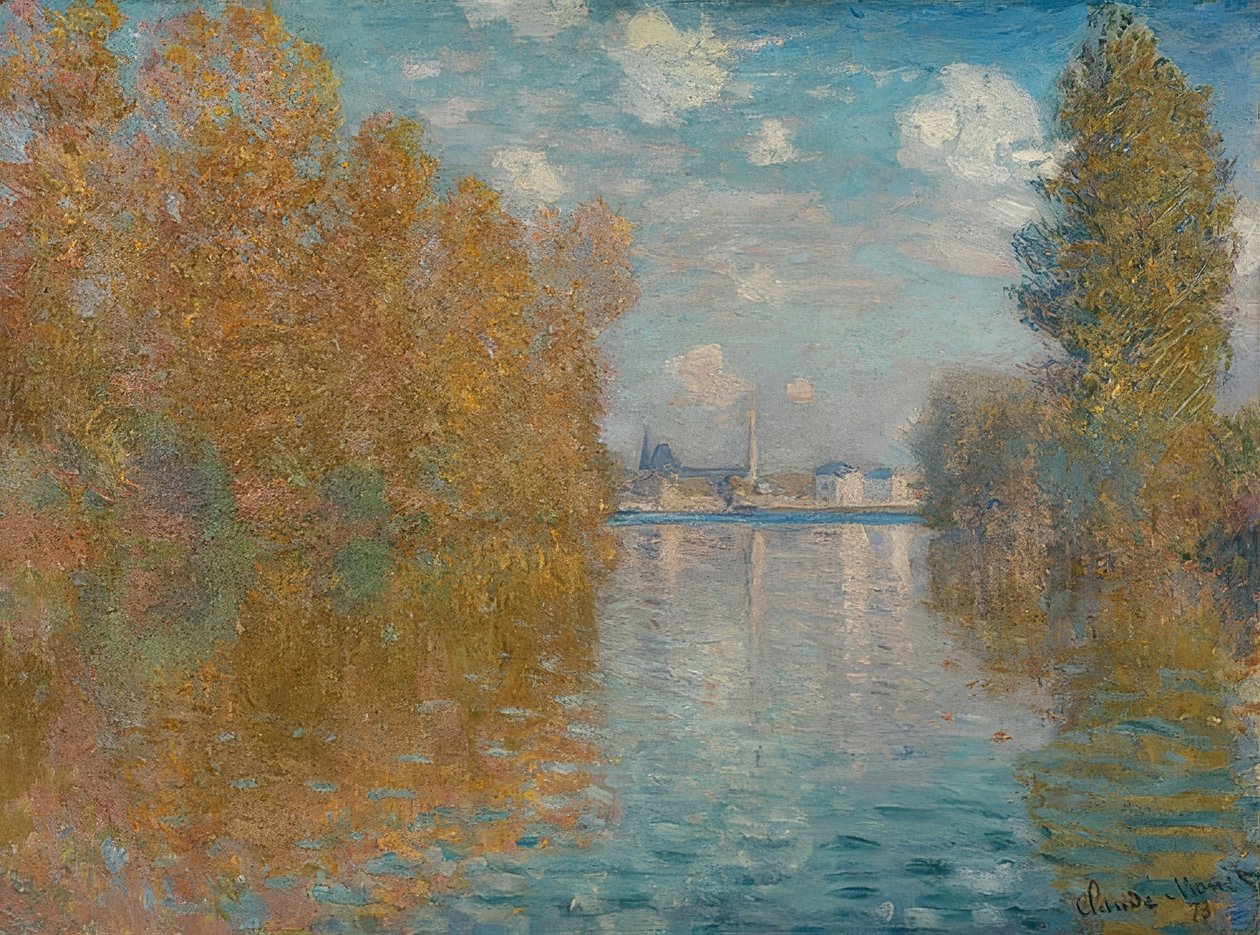 Autumn Mood in Argenteuil by Claude Monet