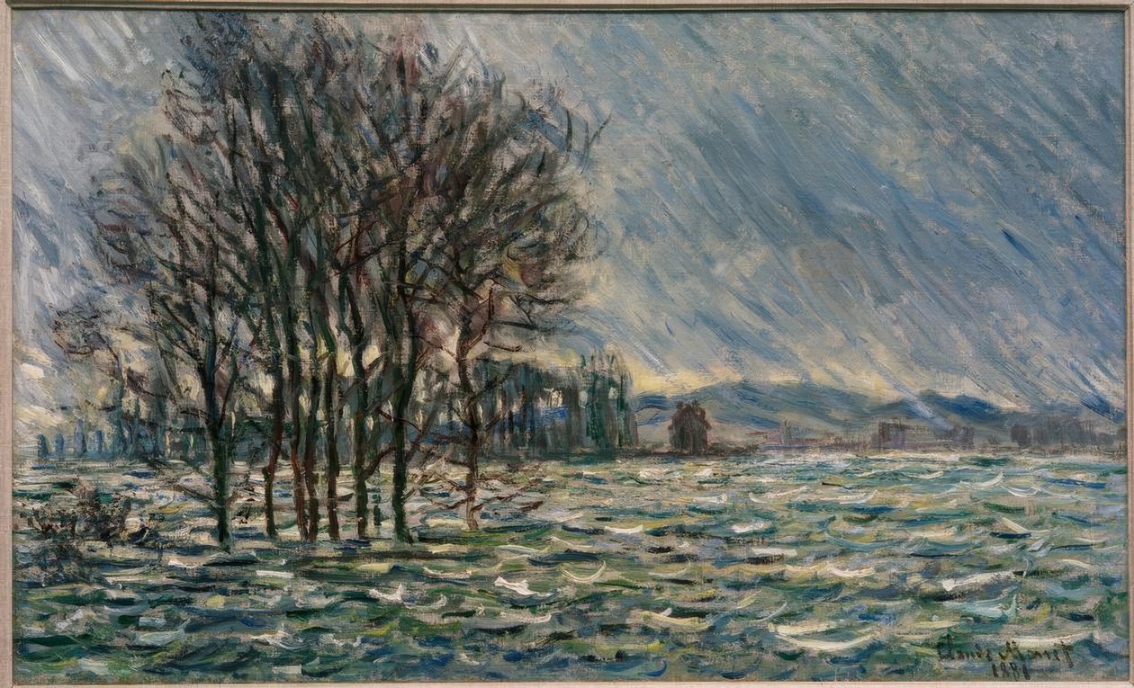 Flood by Claude Monet