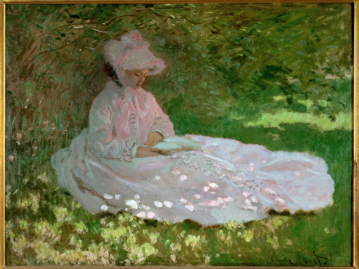 The Reader by Claude Monet