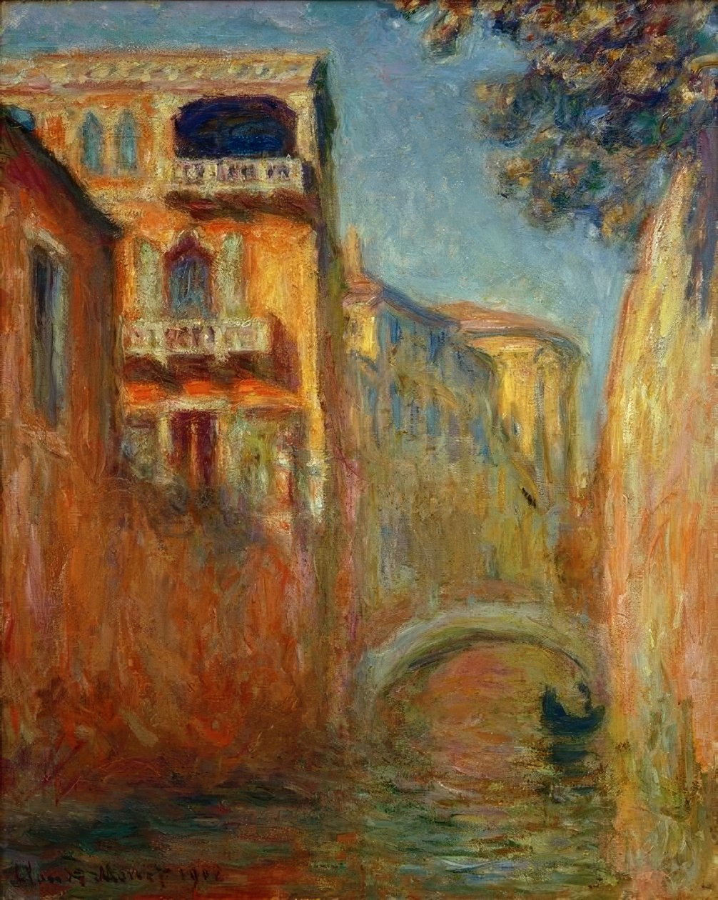 The Rio de la Salute by Claude Monet