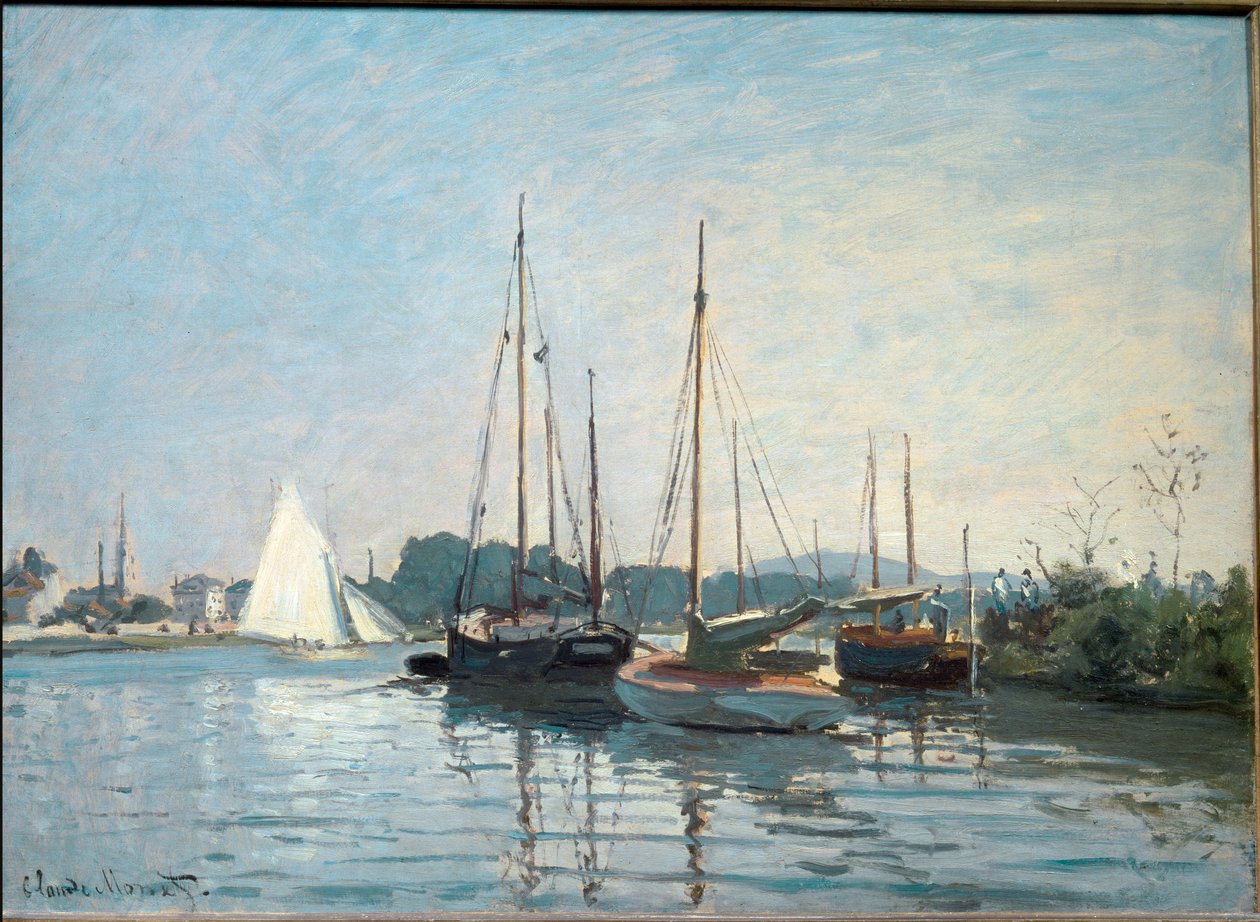 Pleasure Boats in Argenteuil by Claude Monet