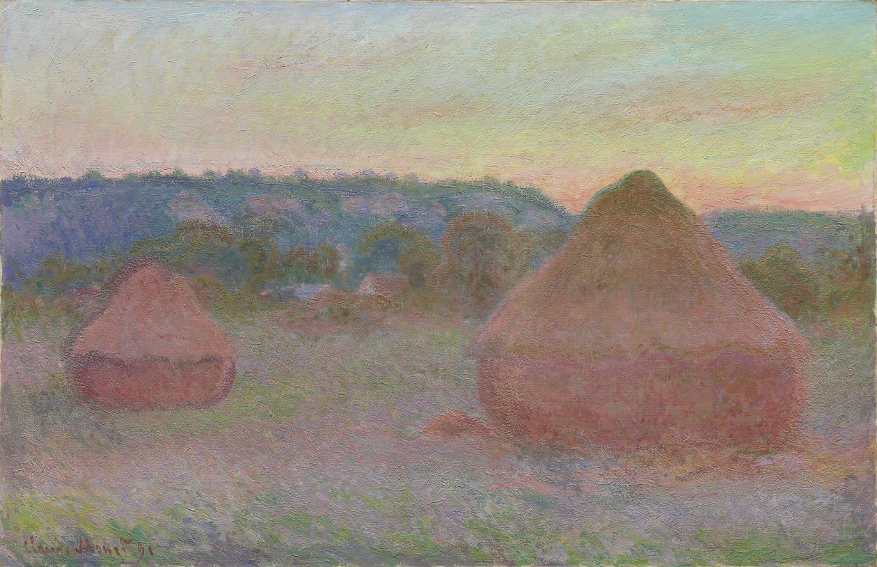 Stacks of Wheat by Claude Monet
