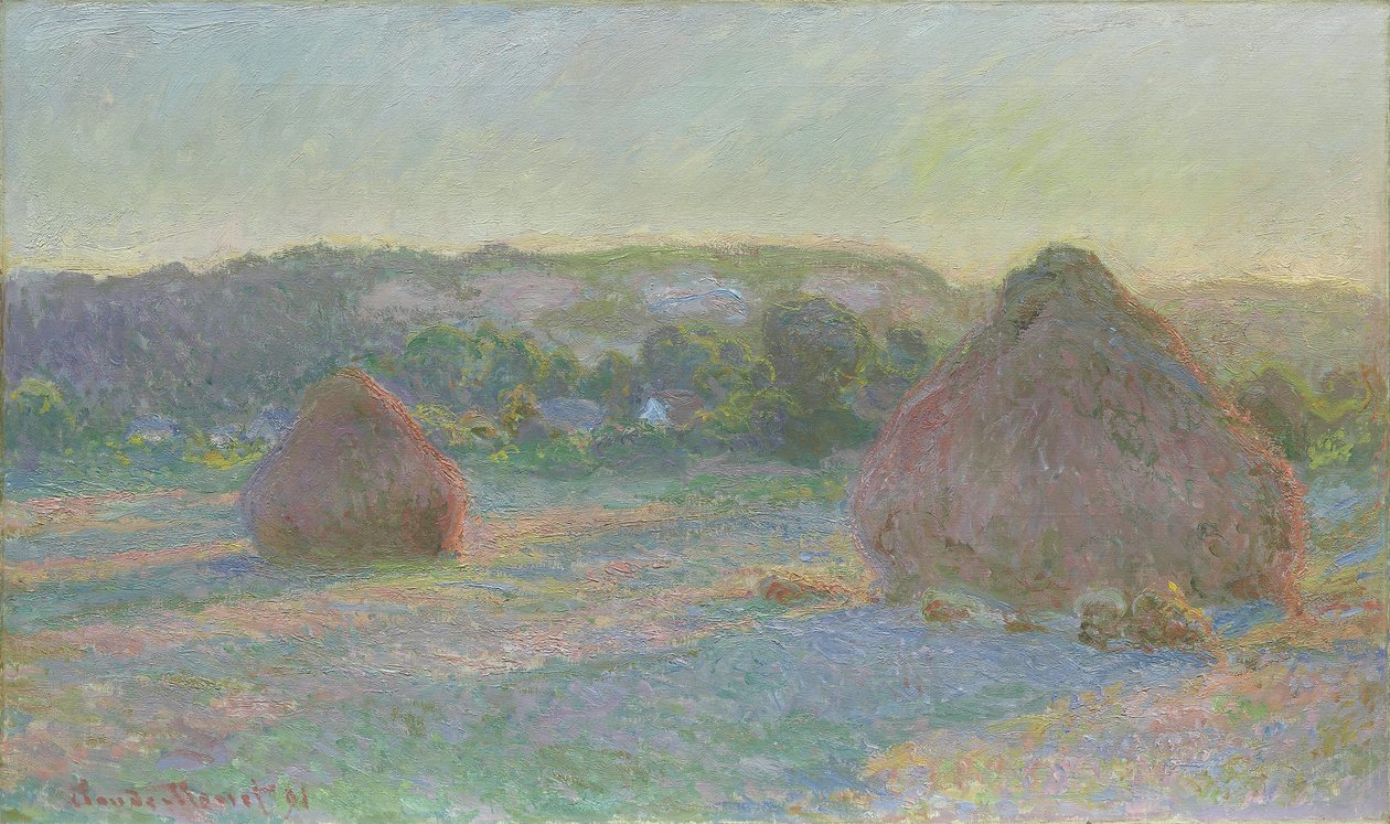 Stacks of Wheat, End of Summer by Claude Monet