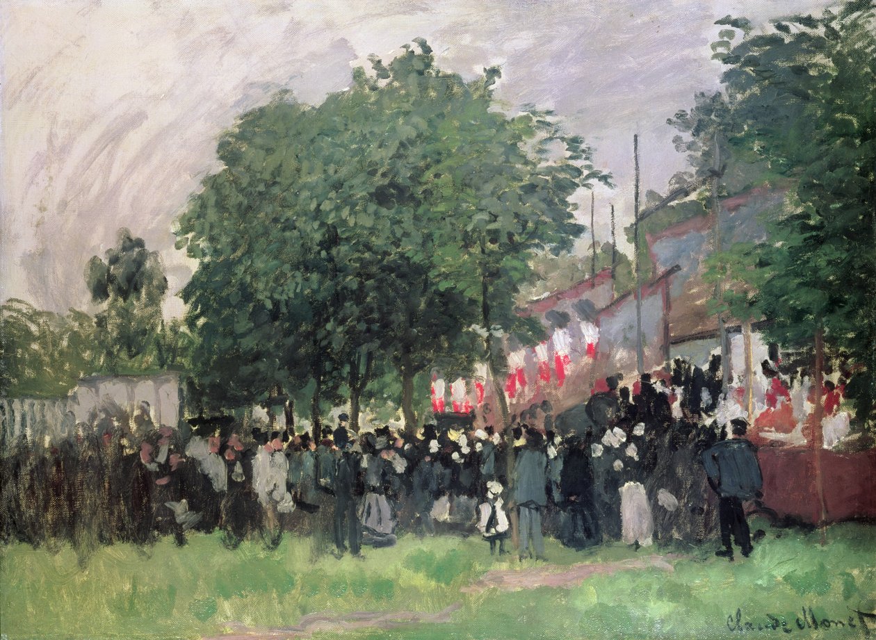 The Fourteenth of July by Claude Monet