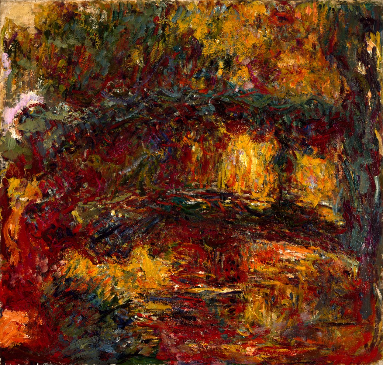 The Japanese Bridge by Claude Monet