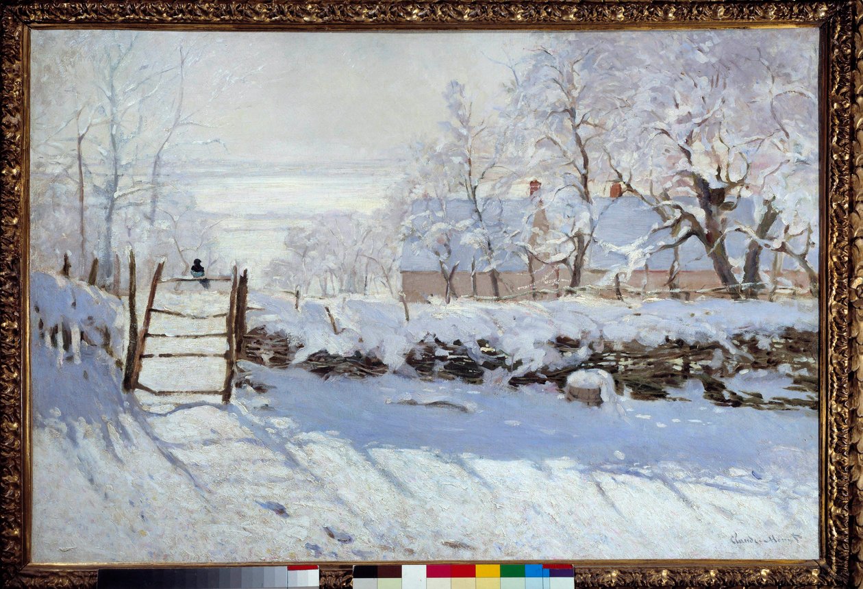 The Magpie by Claude Monet
