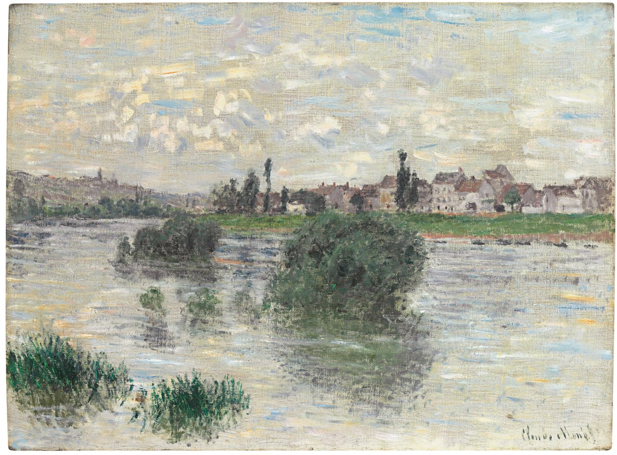 The Seine at Lavacourt by Claude Monet