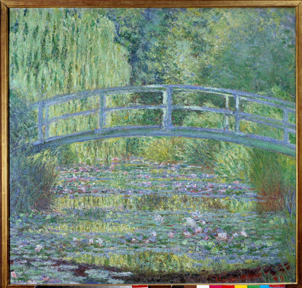 The Footbridge and the Waterlily Pool by Claude Monet