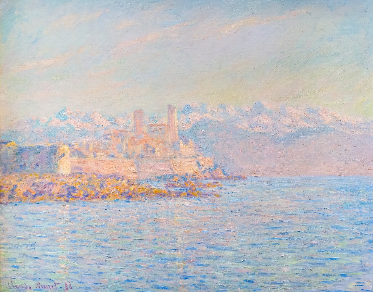 The Old Fort at Antibes by Claude Monet