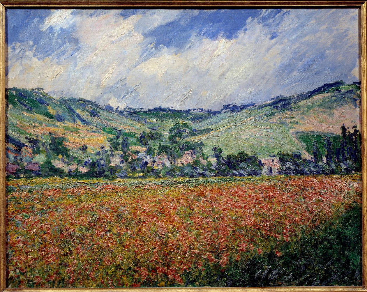 The Poppy Field by Claude Monet