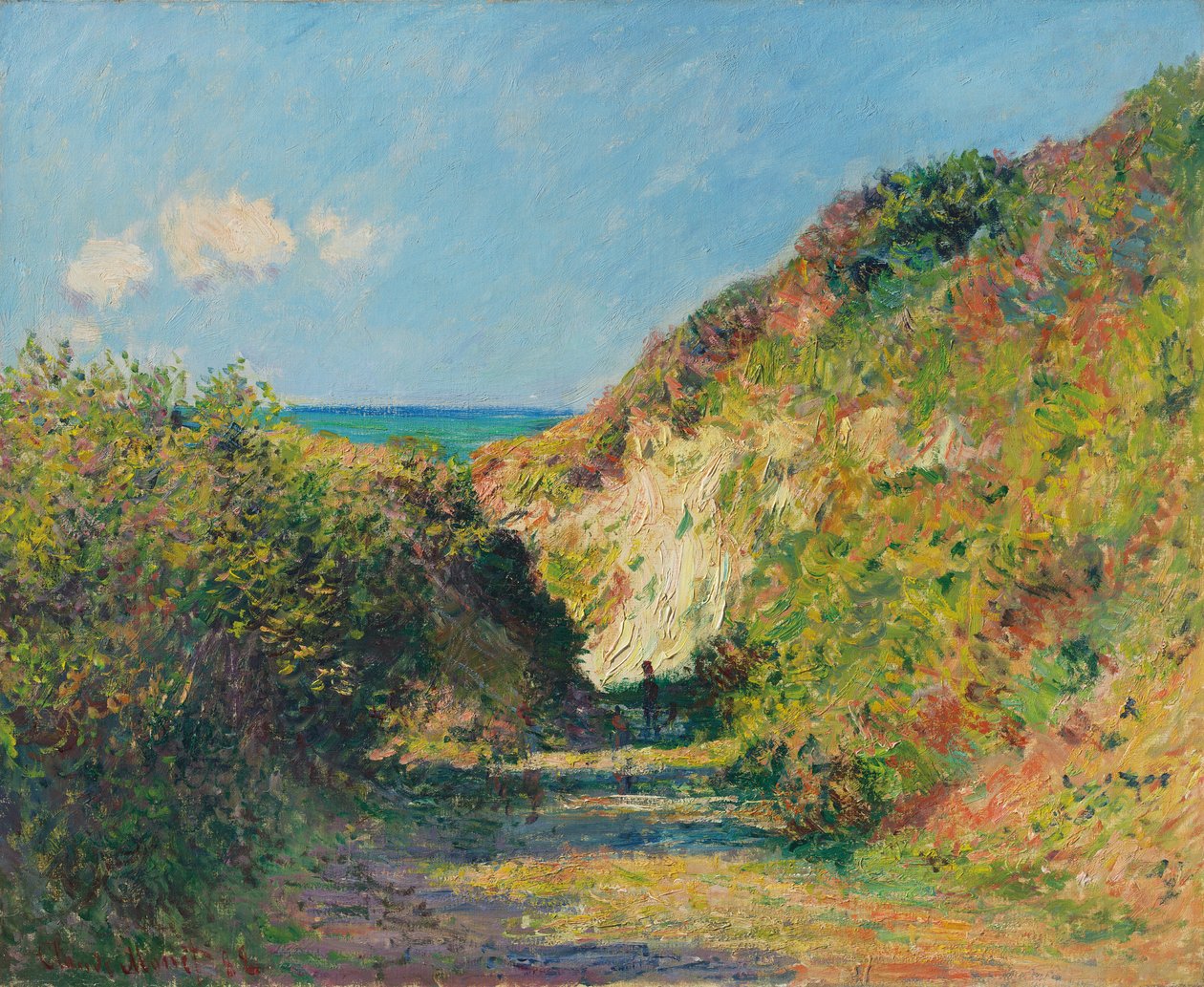 The Sunken Path by Claude Monet