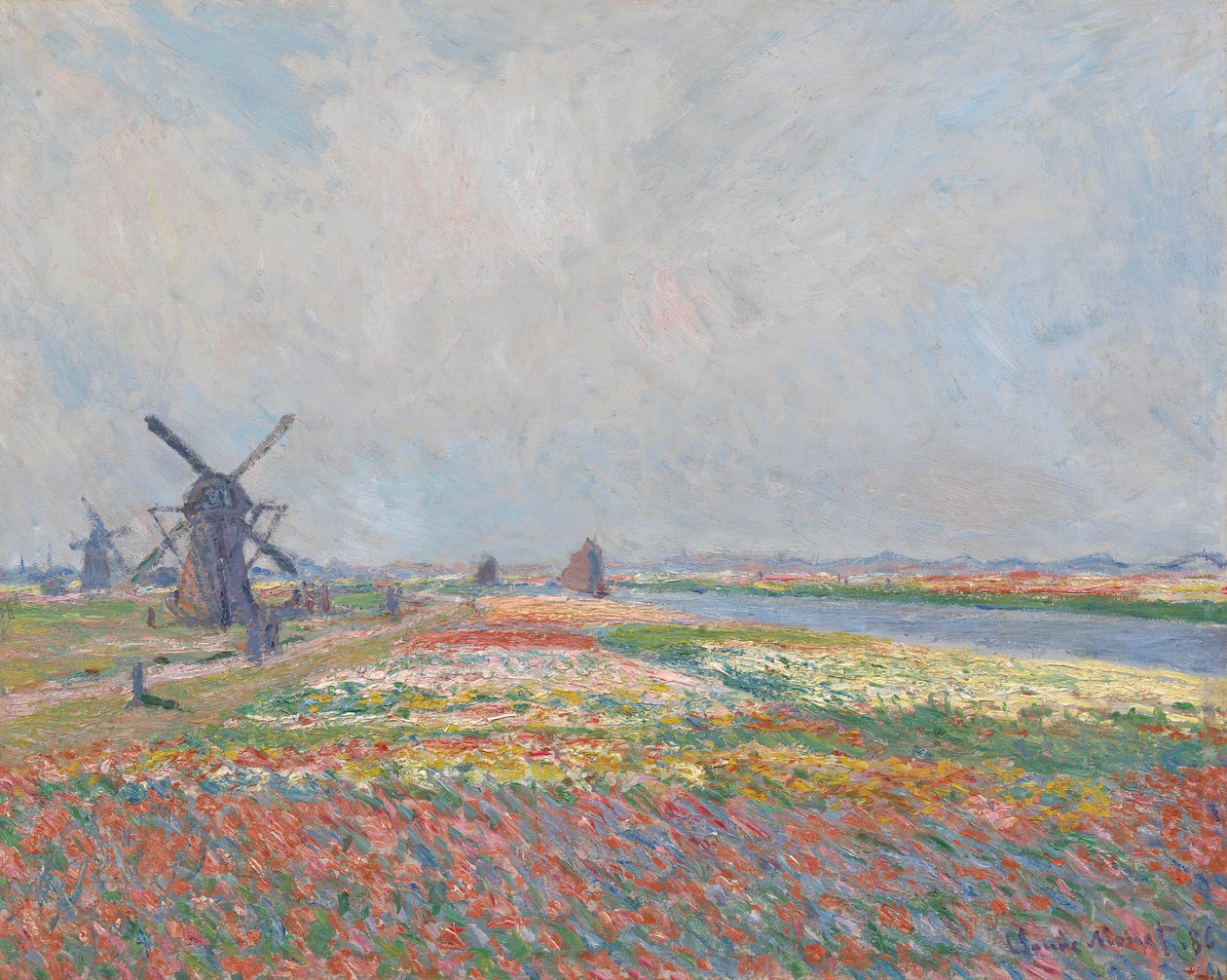 Tulip Fields Near The Hague by Claude Monet