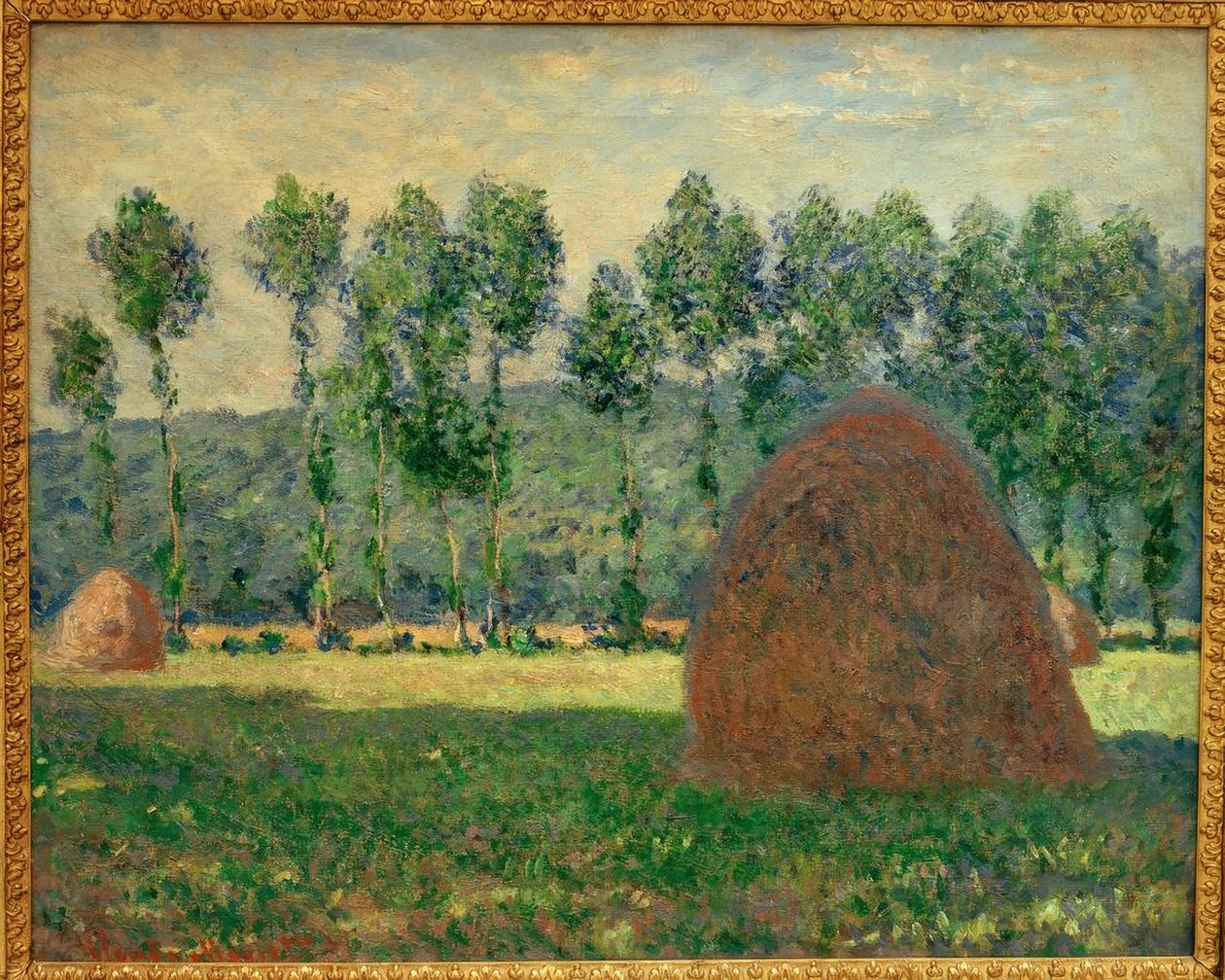 A Haystack near Giverny by Claude Monet