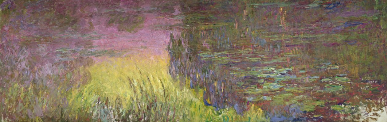 Waterlilies at Sunset by Claude Monet