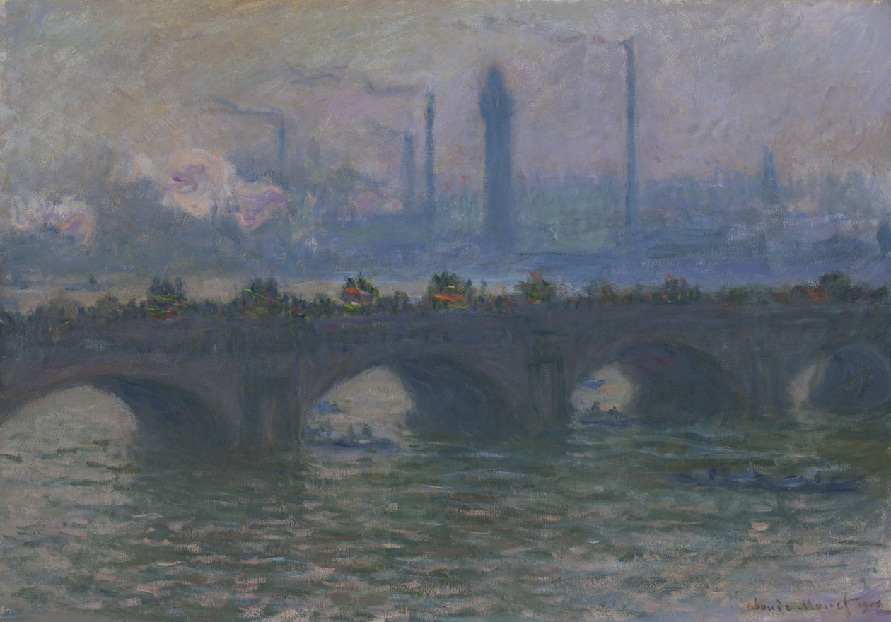 Waterloo Bridge by Claude Monet