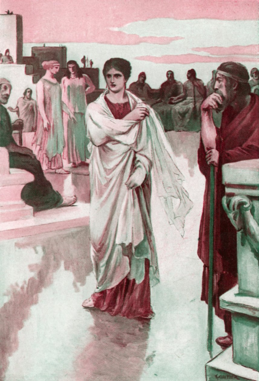 Illustration for the Iliad by Homer by Clement Goutier