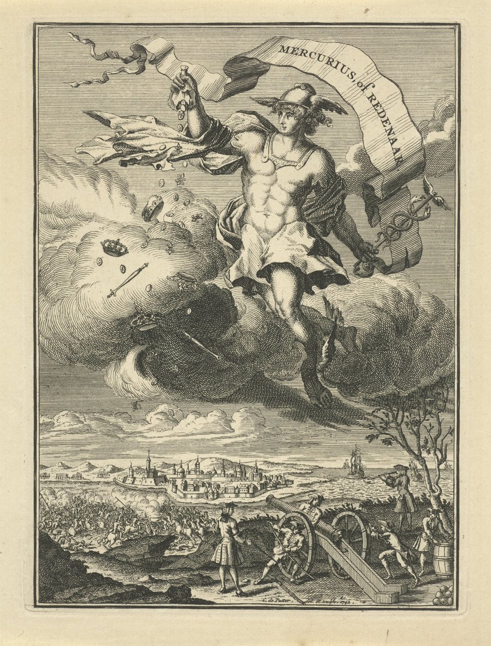 Title page of Mercurius orator by Coenraad de Putter