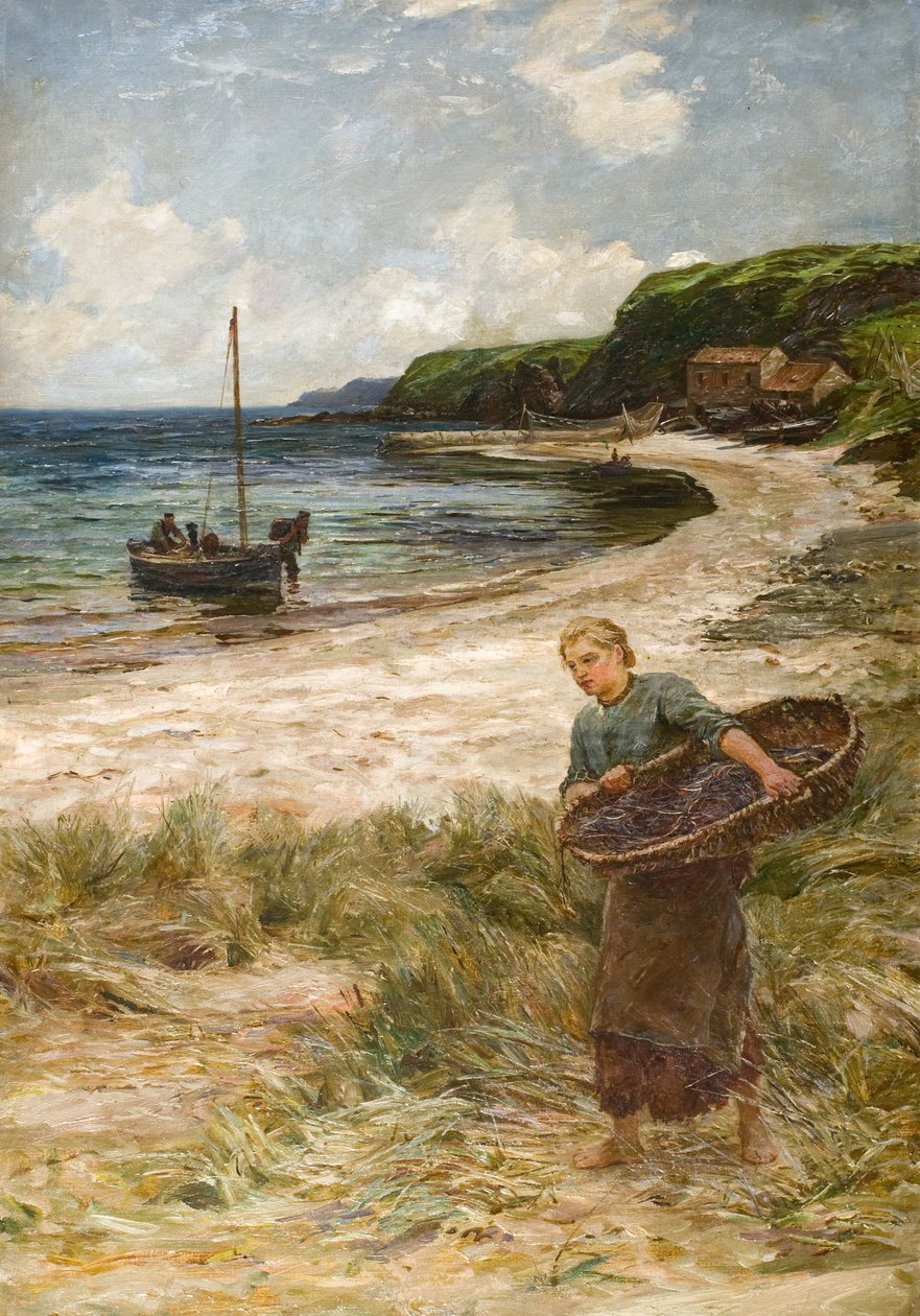 The Lass that Baits the Line by Colin Hunter