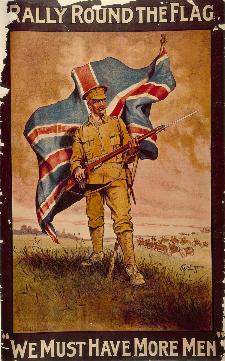 Rally Round the Flag, c1914-c1918 by Collett