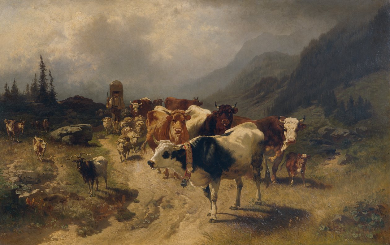 Cattle Drive by Conrad Bühlmayer
