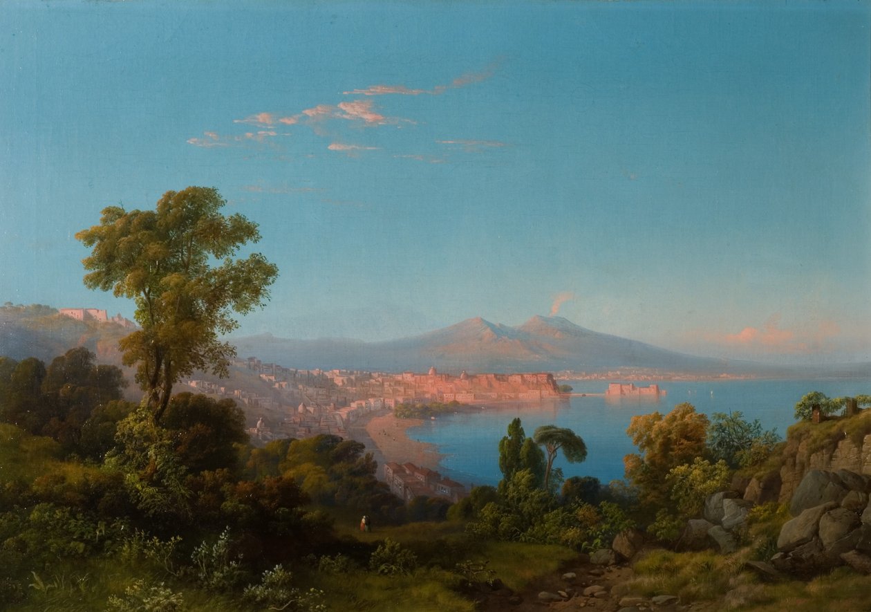 View of the Bay of Naples by Consalvo Carelli