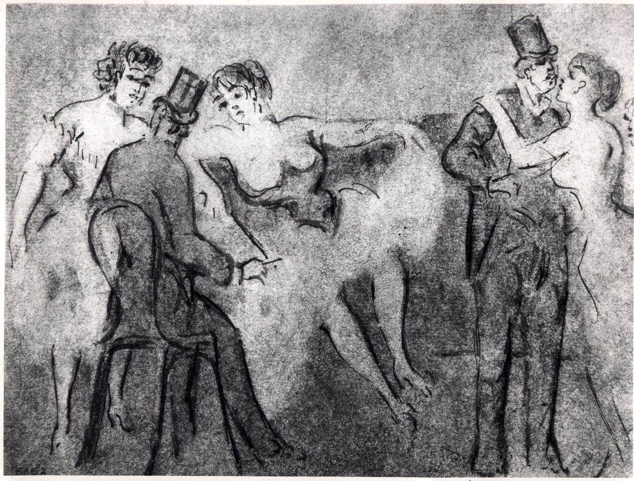 At the Brothel by Constantin Guys