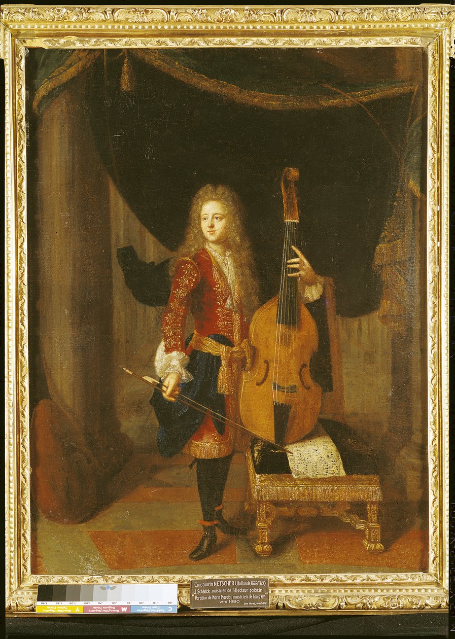 Portrait of Johann Schenck by Constantin Netscher
