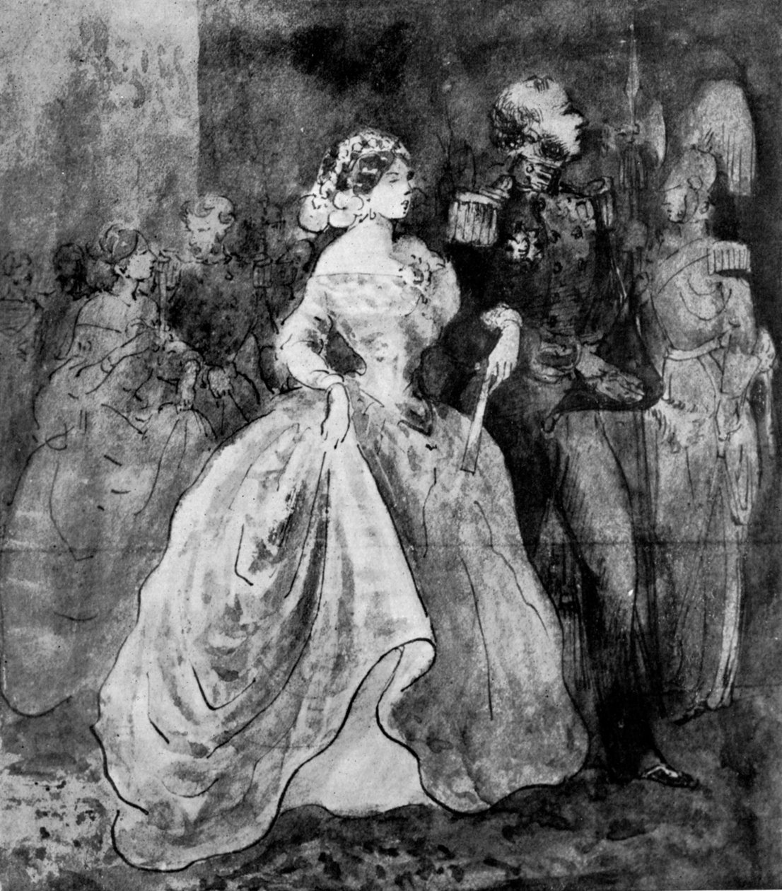 A Reception at Court by Constantin Guys