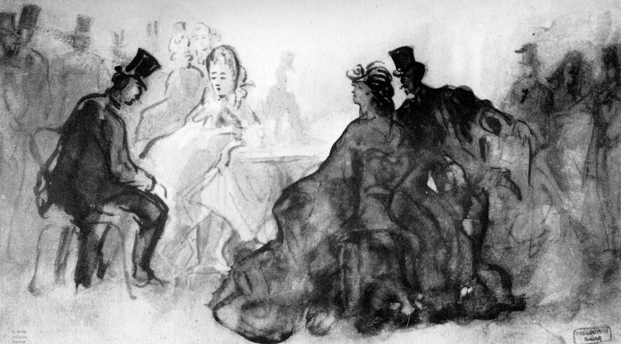 At the Cabaret by Constantin Guys