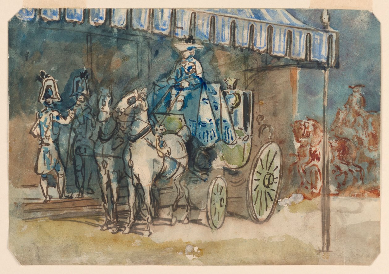 The State Coach by Constantin Guys