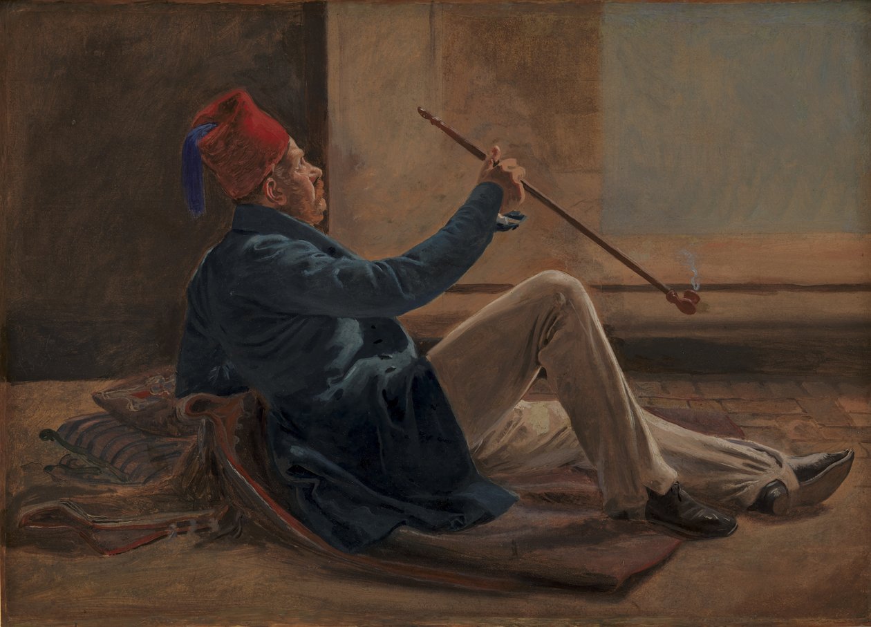 The Architect Gottlieb Bindesbøll by Constantin Hansen