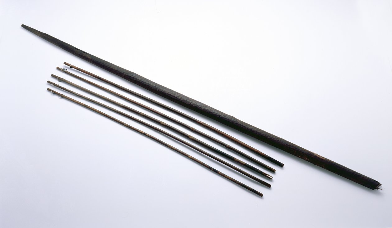 Arrows and Bow Found with the Oetzi Iceman by Copper Age