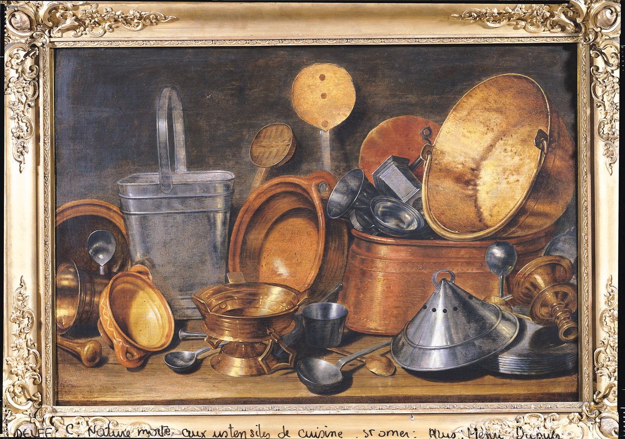 Still Life with Kitchen Utensils by Cornelis Jacobsz