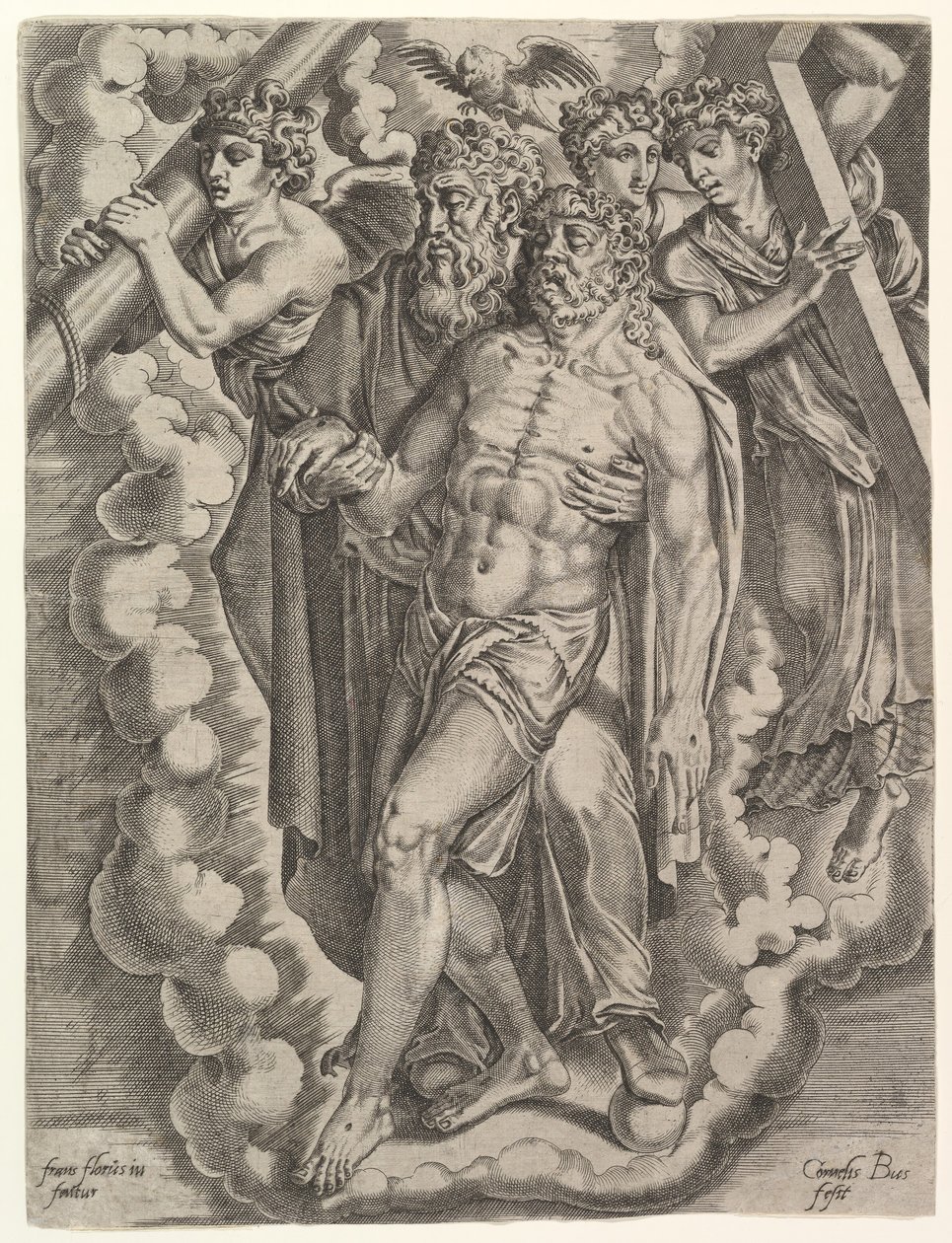 The Trinity by Cornelis Bos
