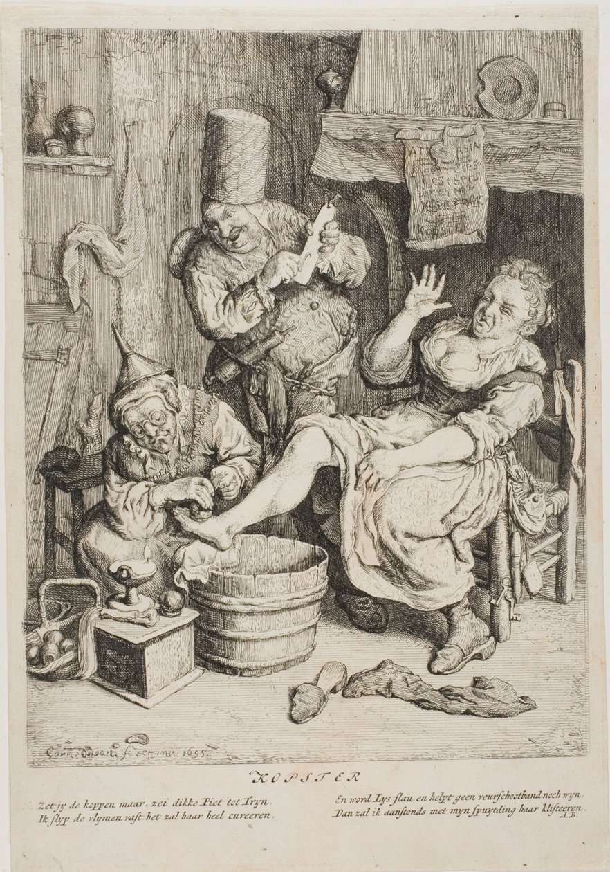 The Cupper by Cornelis Dusart