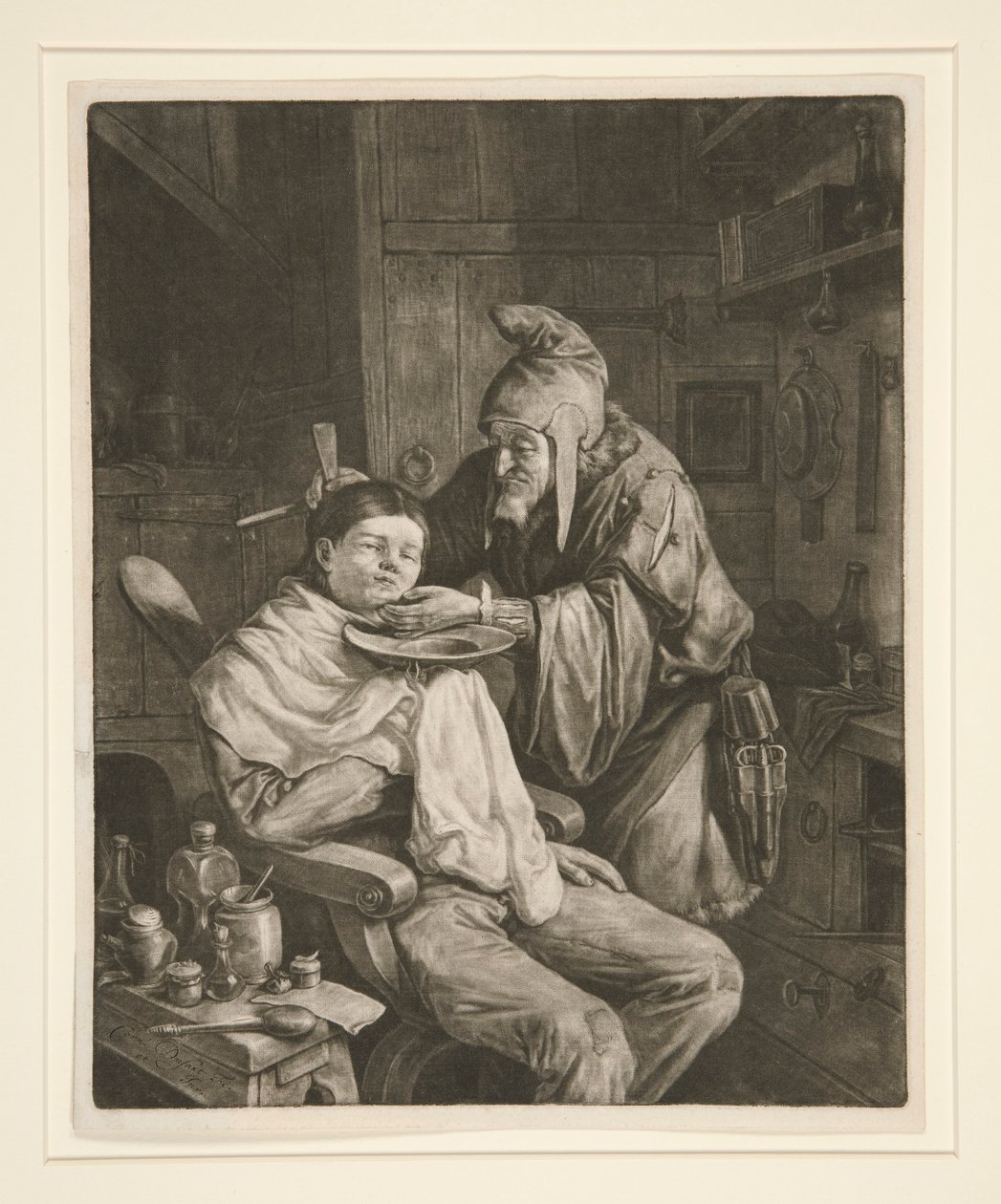 The Village Surgeon by Cornelis Dusart