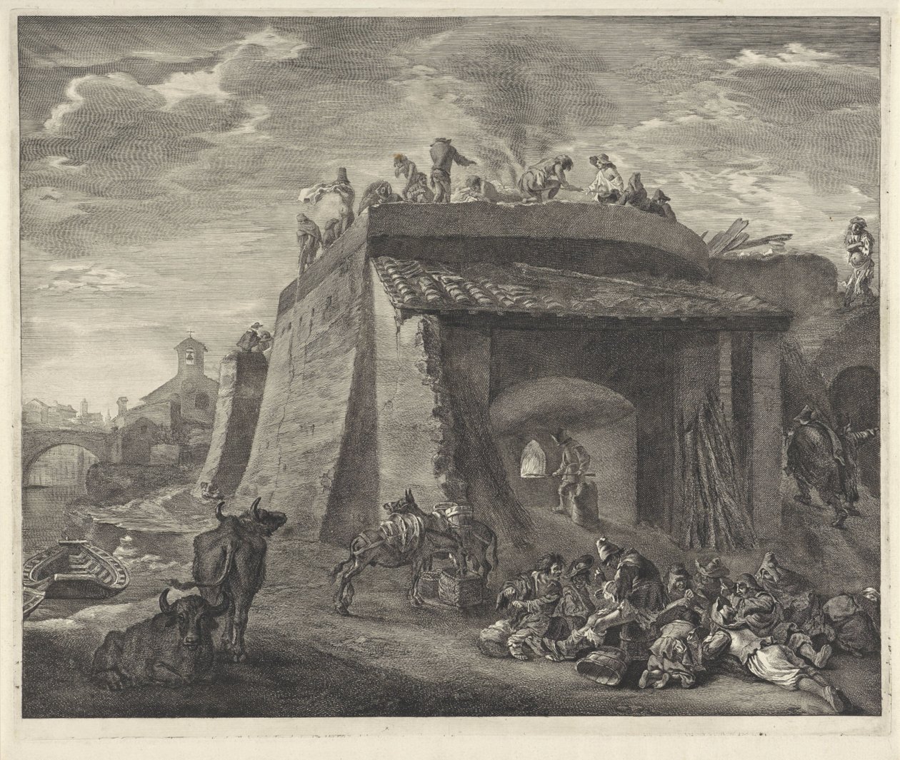 Large Lime Kiln by Cornelis Visscher (II)