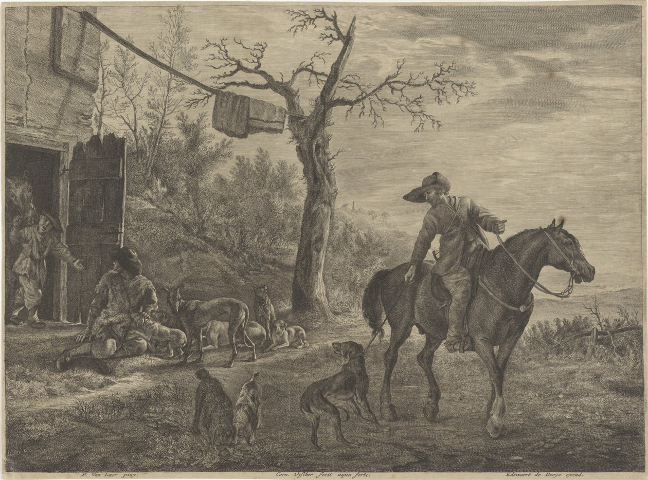 Hunters by Cornelis Visscher (II)