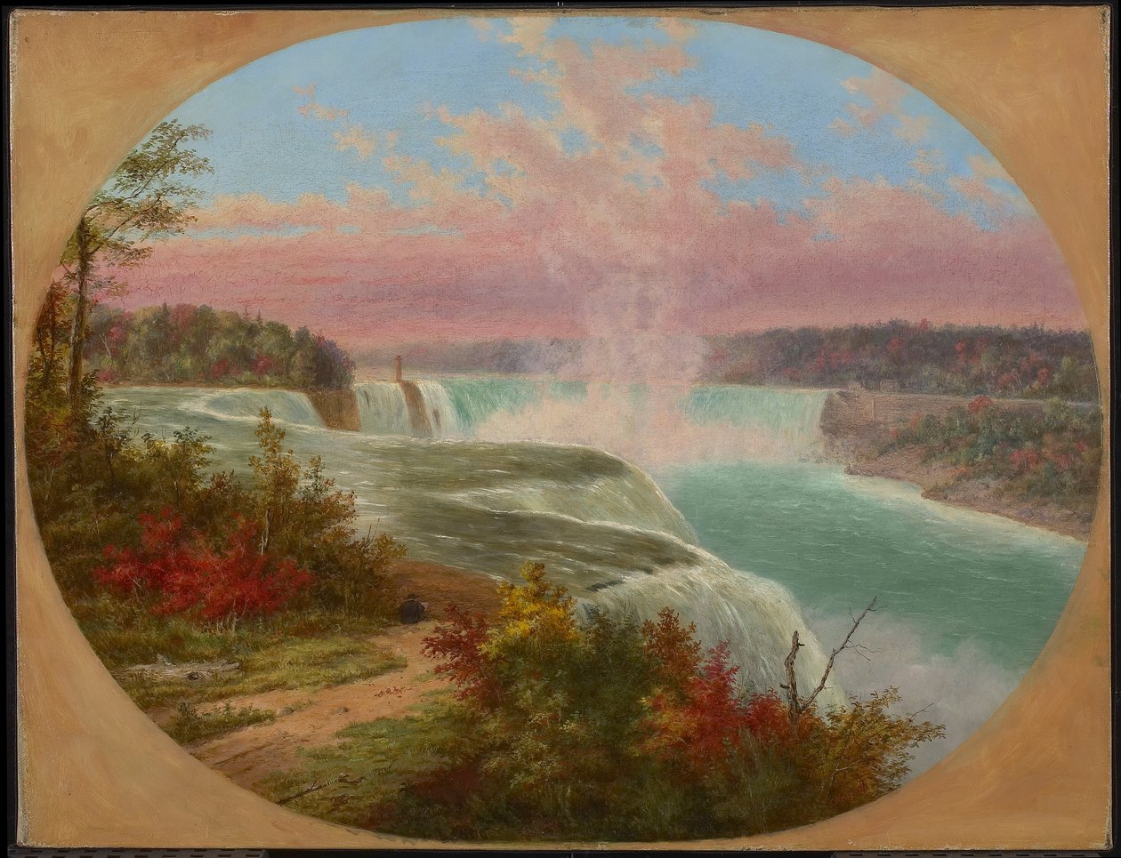 The Artist at Niagara by Cornelius Krieghoff