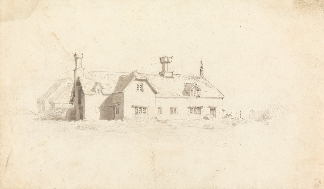 View of a House by Cornelius Varley