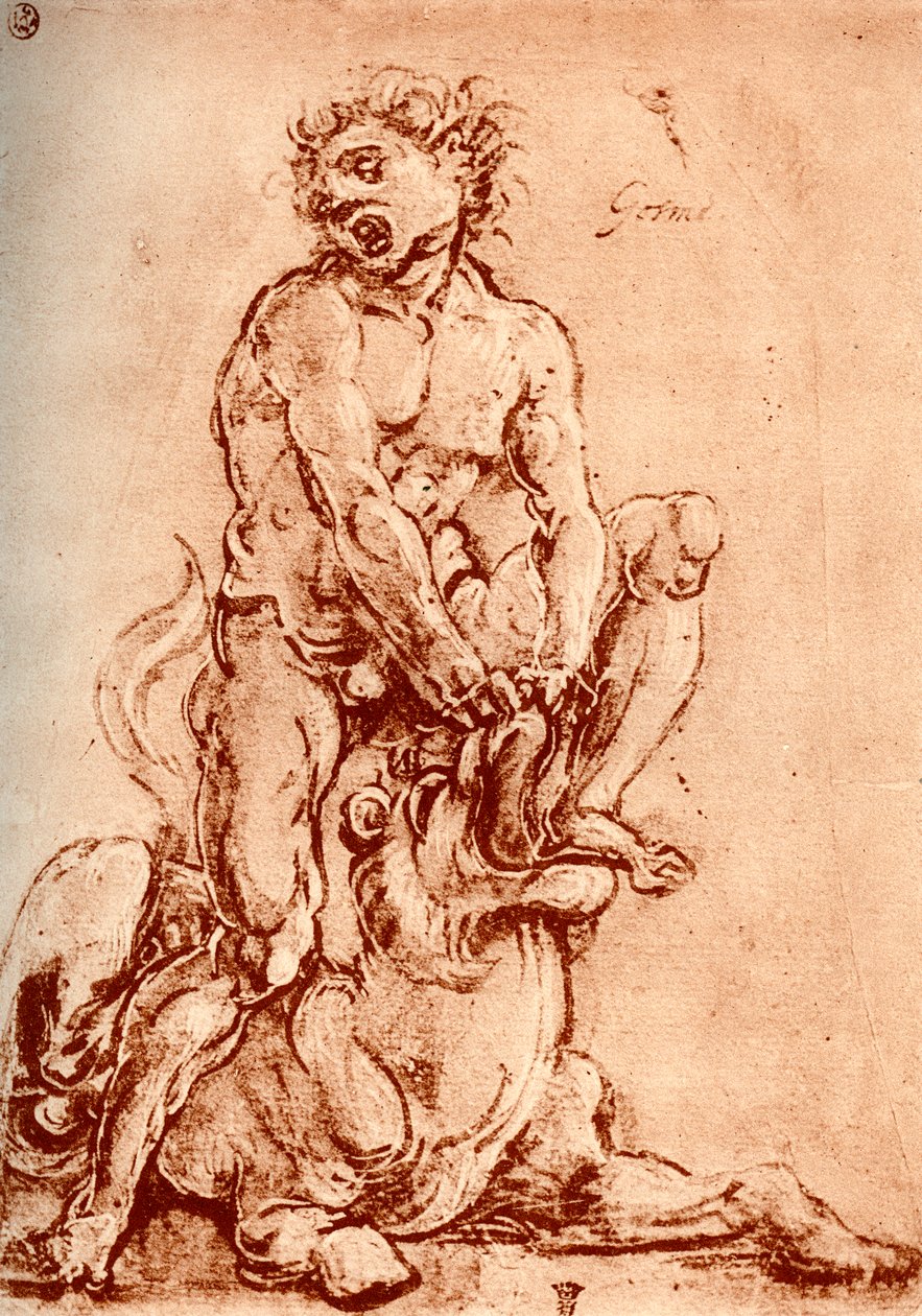 Hercules Killing the Lion by Cosimo Tura