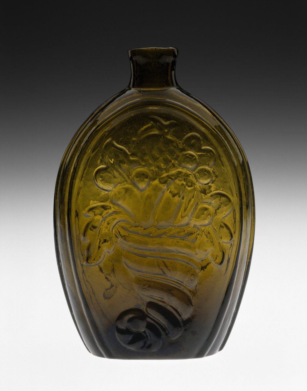 Figured Flask by Coventry Glass Works
