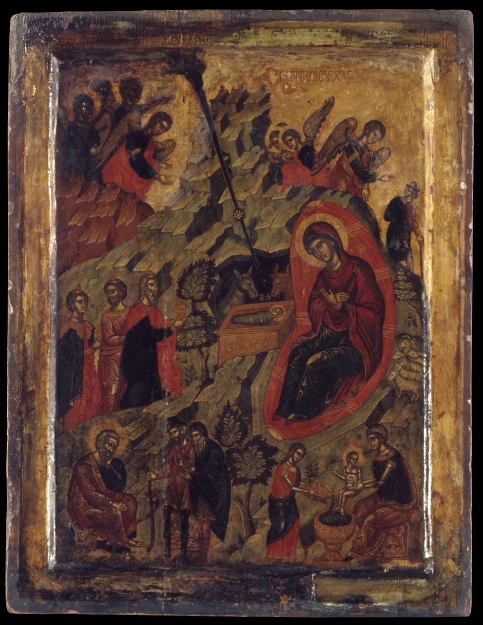 The Nativity by Cretan School