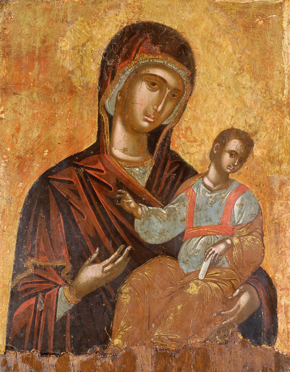 The Virgin Hodegetria by Cretan School