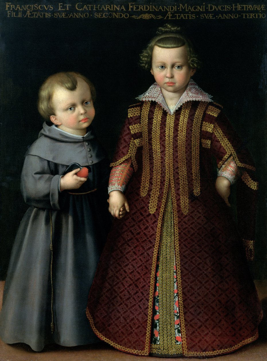 Francesco and Caterina de Medici by Cristofano Allori