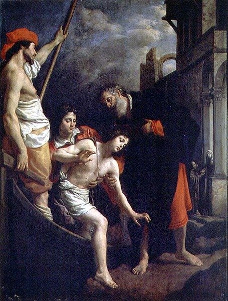 The Hospitality of St. Julian by Cristofano Allori